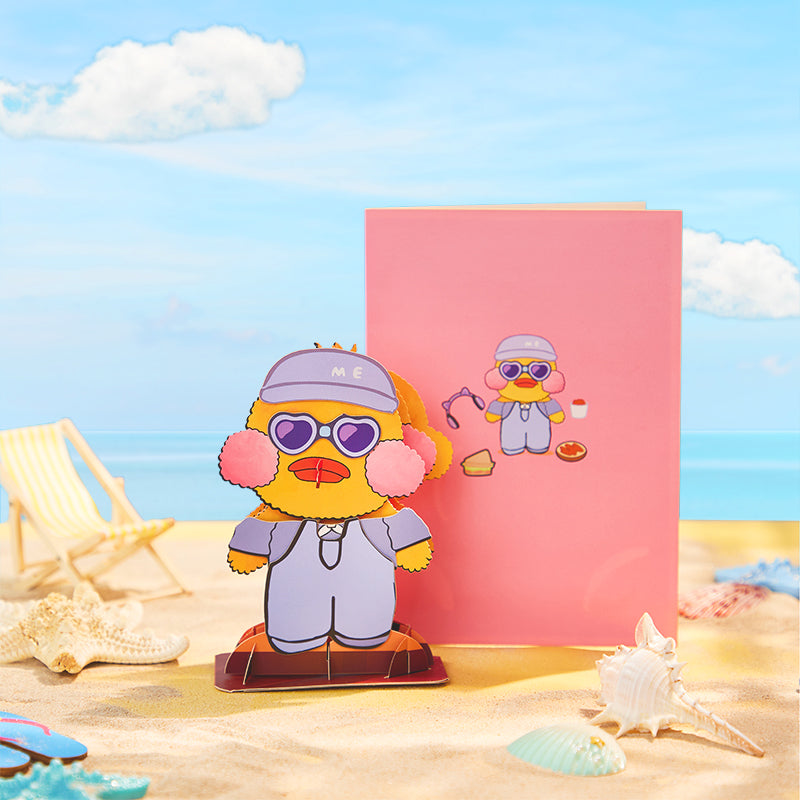 custom-paper-duck-greeting-card-with-various-paper-duck-outfit