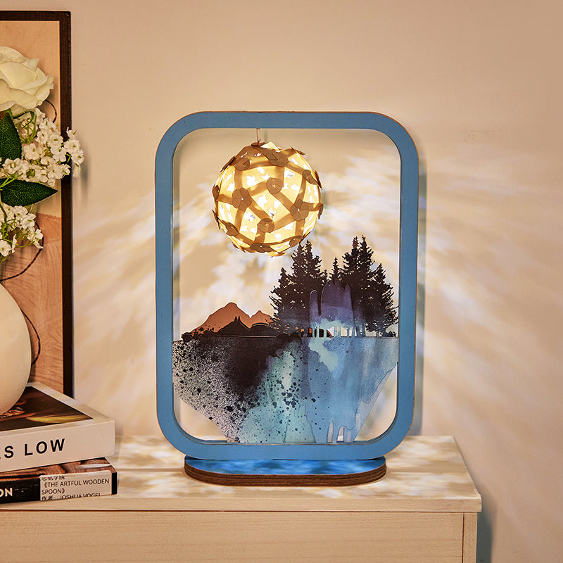 3d-paper-carving-lamp-blue-forest-3d-paper-carving-night-lights
