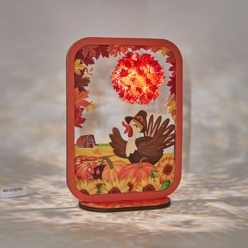 3d-paper-carving-lamp-thanksgiving-turkey-3d-paper-carving-night-lights