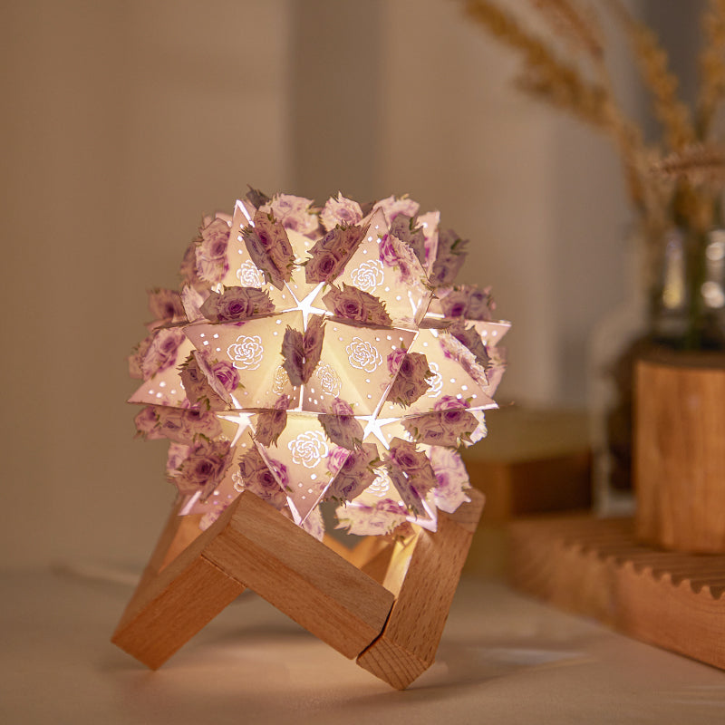 diy-moon-lamp-purple-flower-3d-paper-night-light