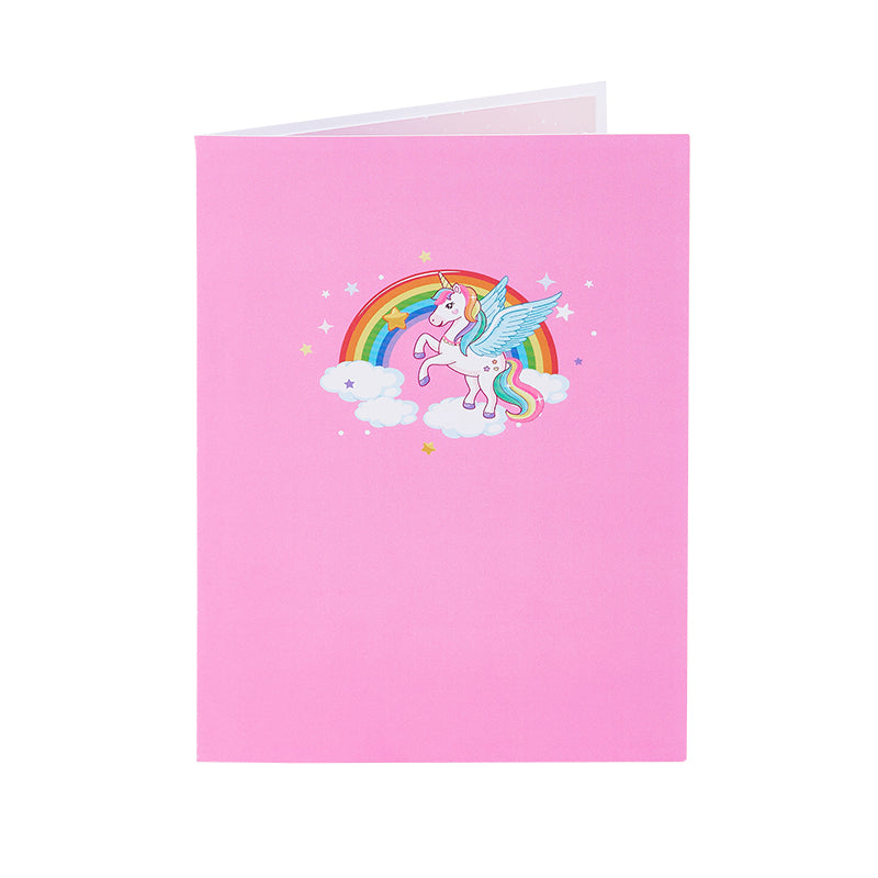 unicorn-double-layer-cake-pop-up-card